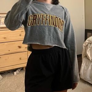 Harry Potter Gryffindor Cropped Sweatshirt